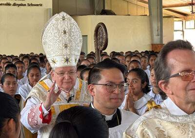 Cardinal Burke Visits Chalco