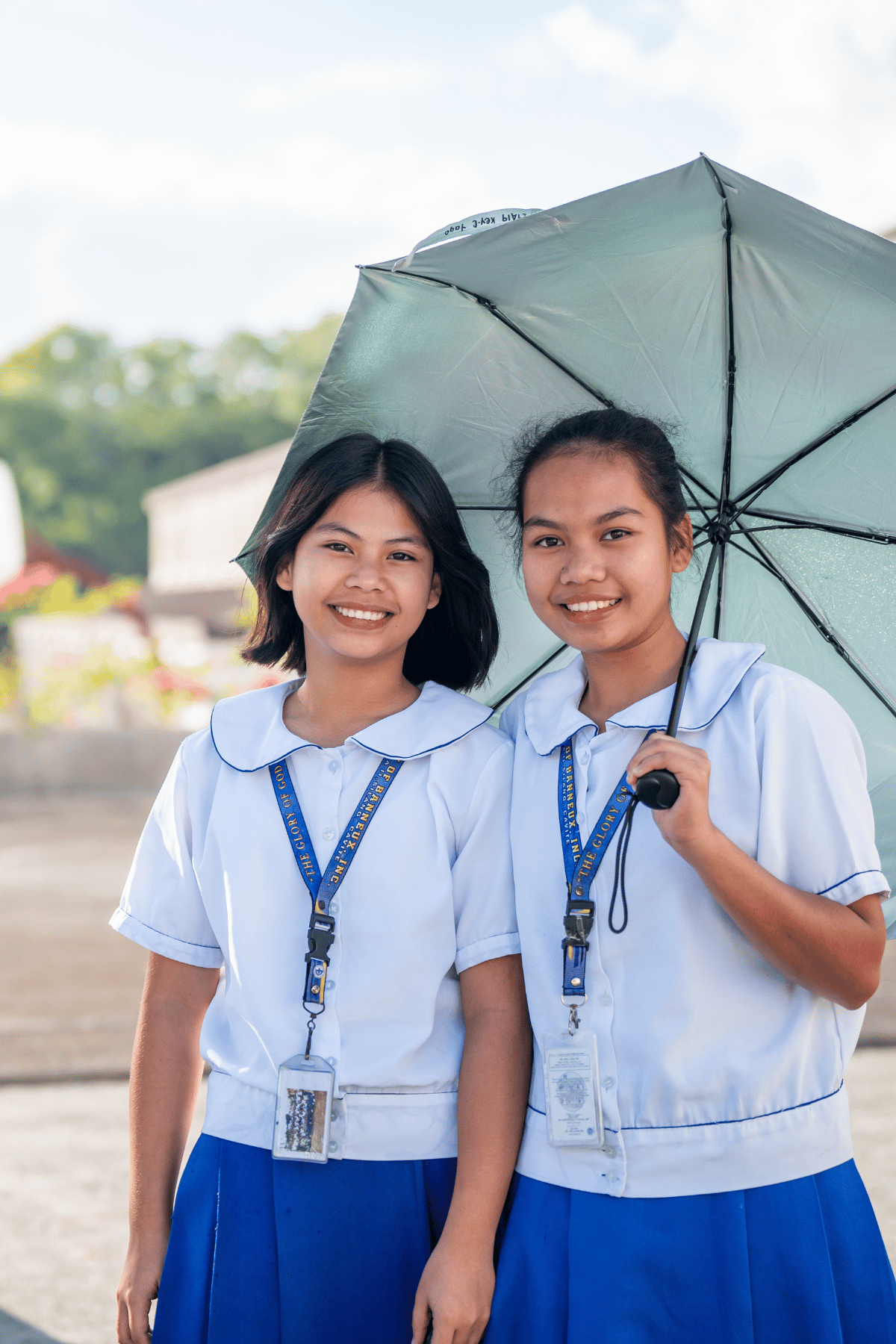 Girls with umbrella Philippines